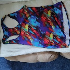 Athleta women's size medium multicolored tank top
